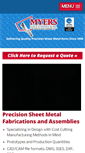 Mobile Screenshot of myerssheetmetal.com